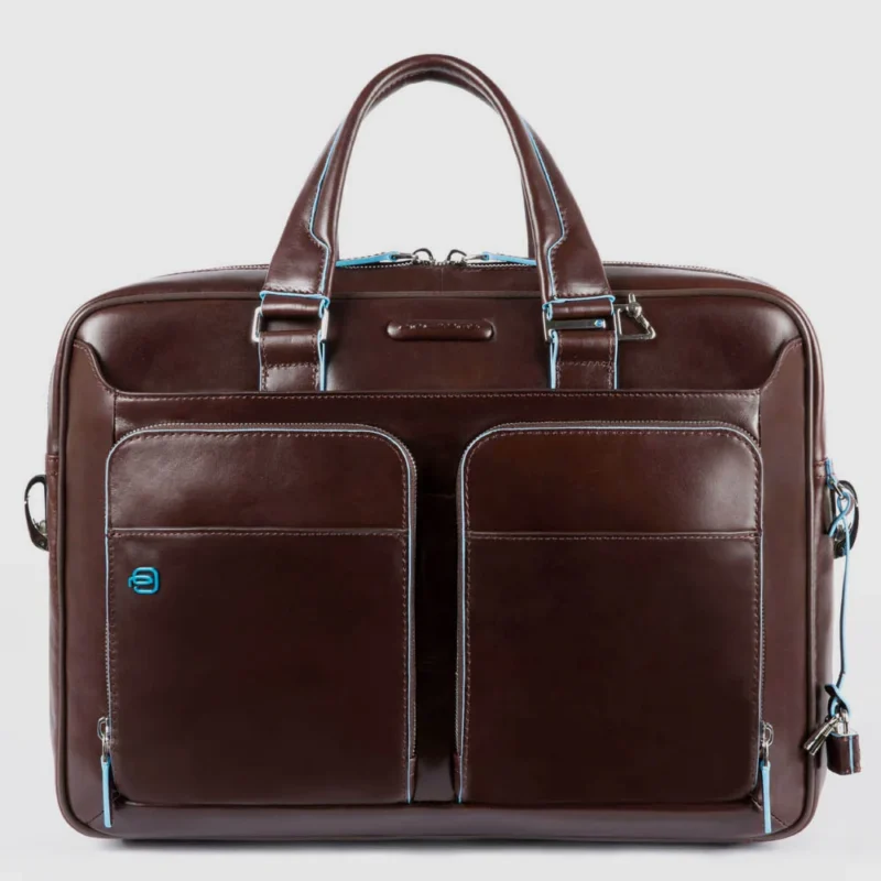 Leather Briefcase for 14" Laptop & iPad® Pro 13"