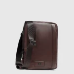 Leather Compact Crossbody Bag with RFID