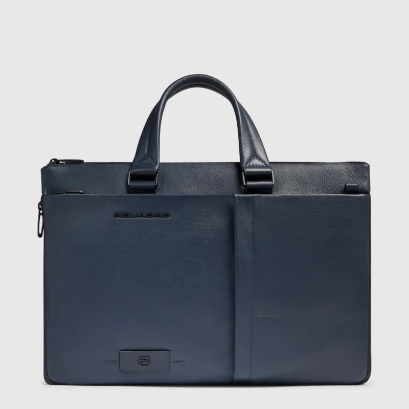 Expandable Leather Laptop Bag 15.6"