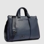 Expandable Leather Laptop Bag 15.6"