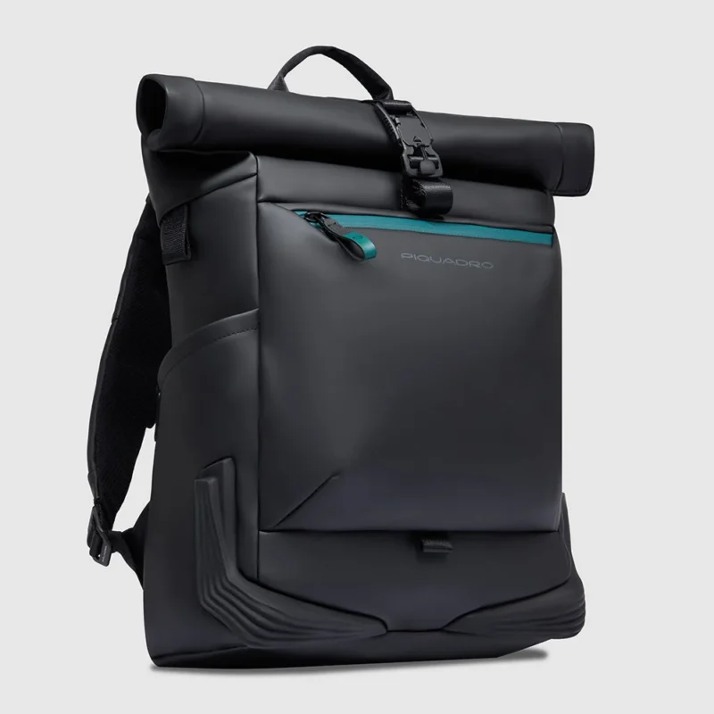 Roll Top Laptop Backpack 15.6 with RFID-blocking