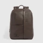 Leather Expandable 14-inch Laptop Backpack in Leather