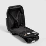 Two-Compartment Leather Laptop Backpack 15.6"