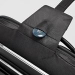 Two-Compartment Leather Laptop Backpack 15.6"