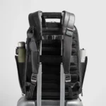 Two-Compartment Leather Laptop Backpack 15.6"