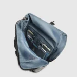 Roll-Top Laptop Backpack 15.6" with Bike Helmet Mesh