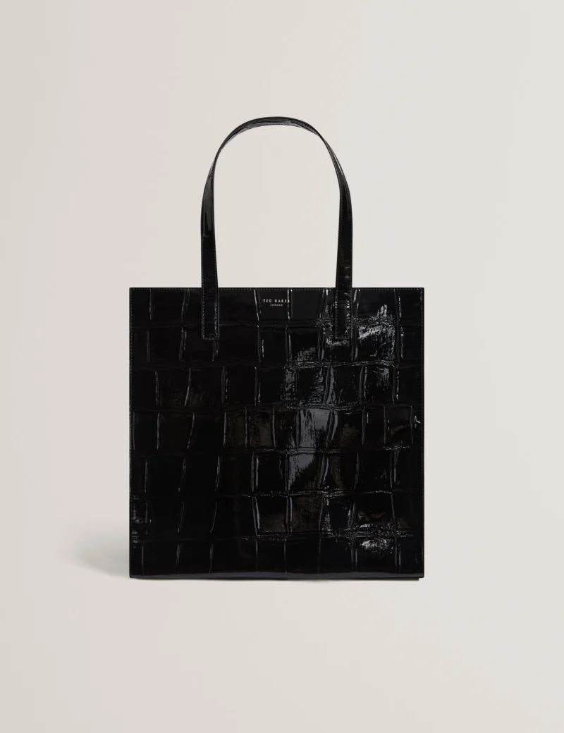 VANNDA Croc Effect Large Icon Bag