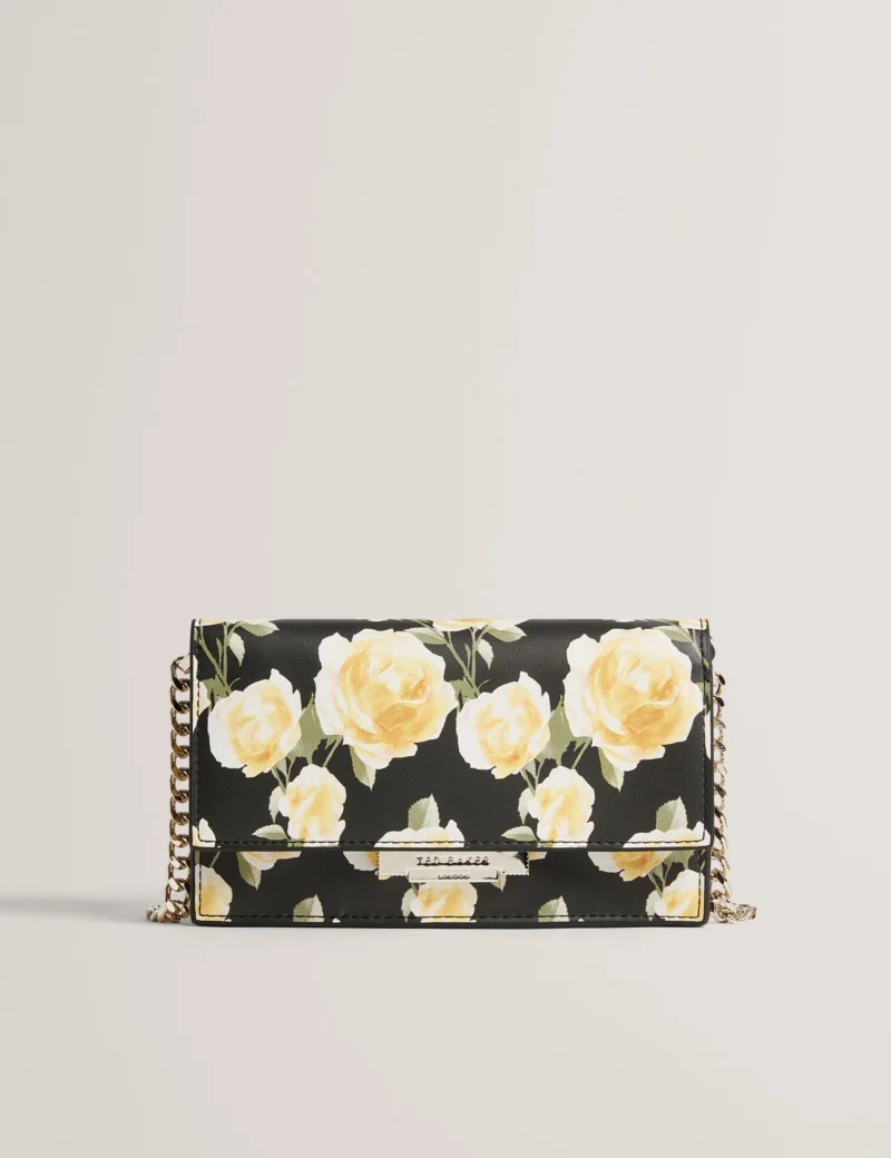 MAHIRYA Printed Lock Purse on a Chain