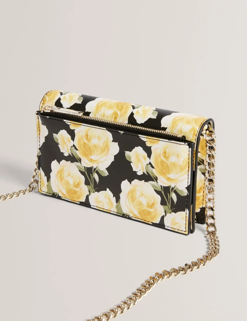 MAHIRYA Printed Lock Purse on a Chain