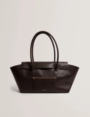 TONIIE Large Wide Leather Tote Bag