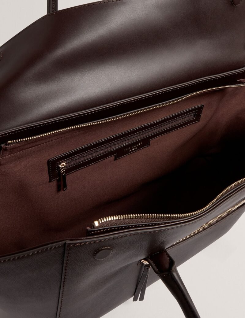 TONIIE Large Wide Leather Tote Bag