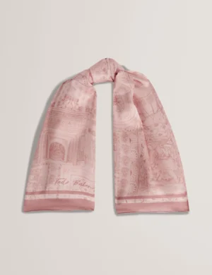 KENNEE Square Silk Printed Scarf