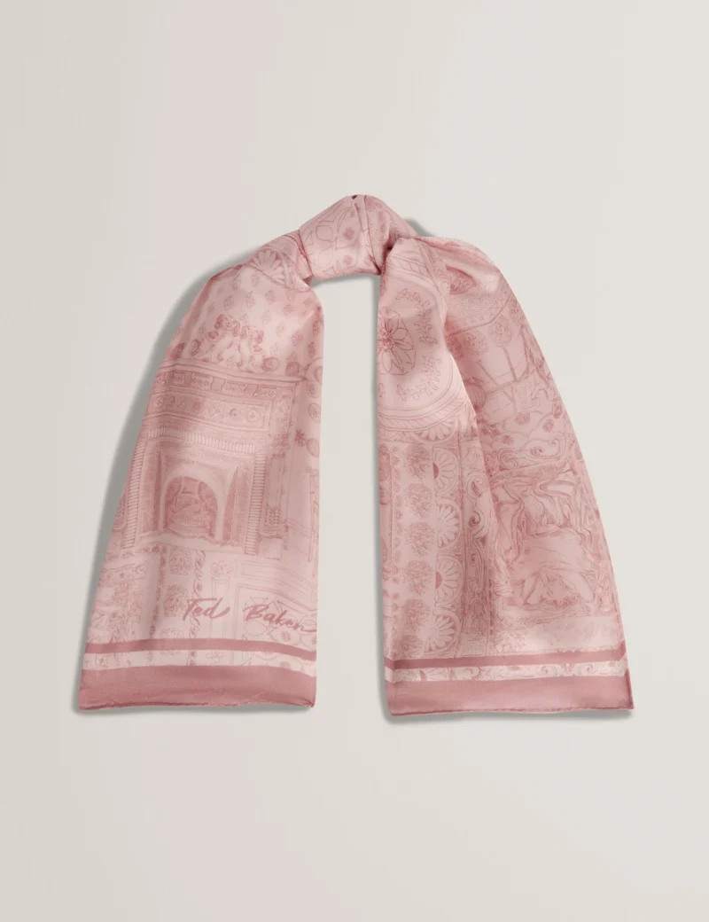 KENNEE Square Silk Printed Scarf