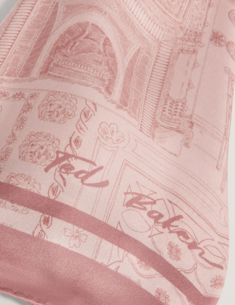 KENNEE Square Silk Printed Scarf