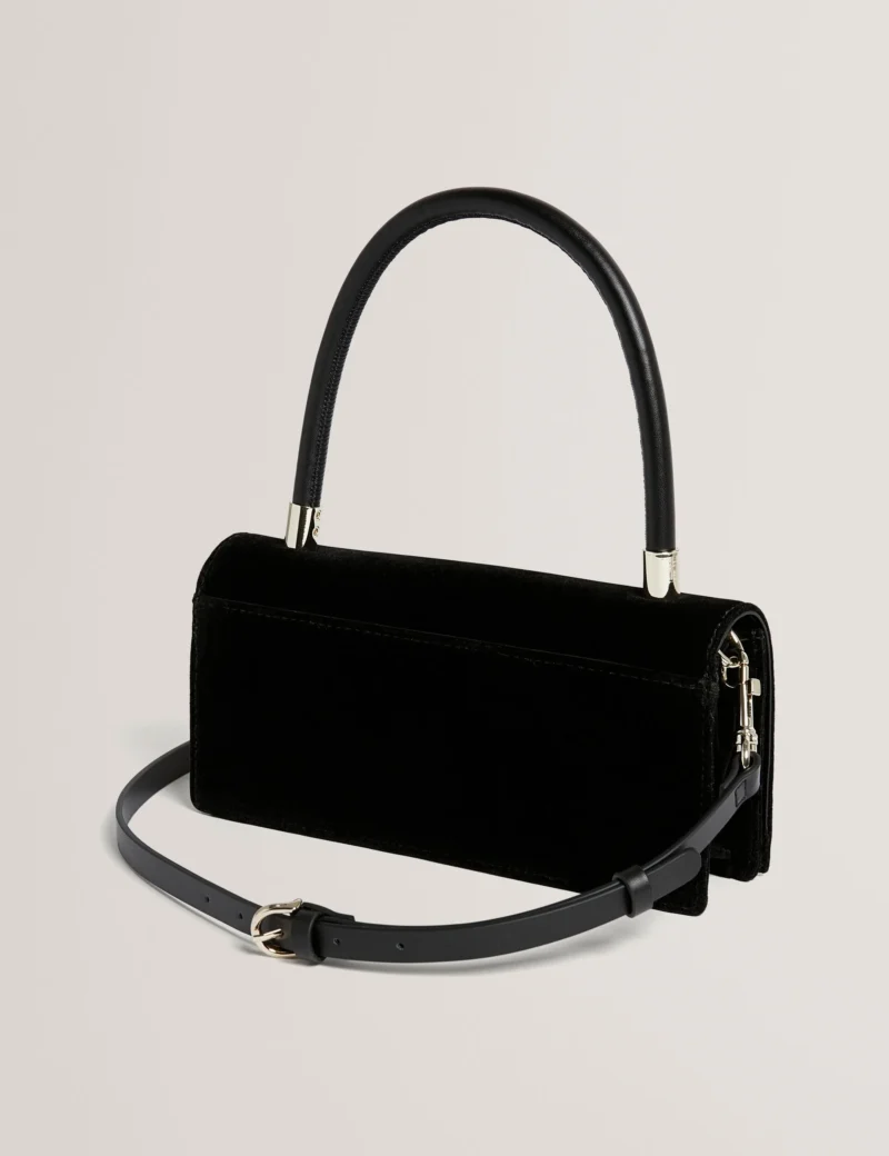 LIALA Velvet Top Handle Shoulder Bag