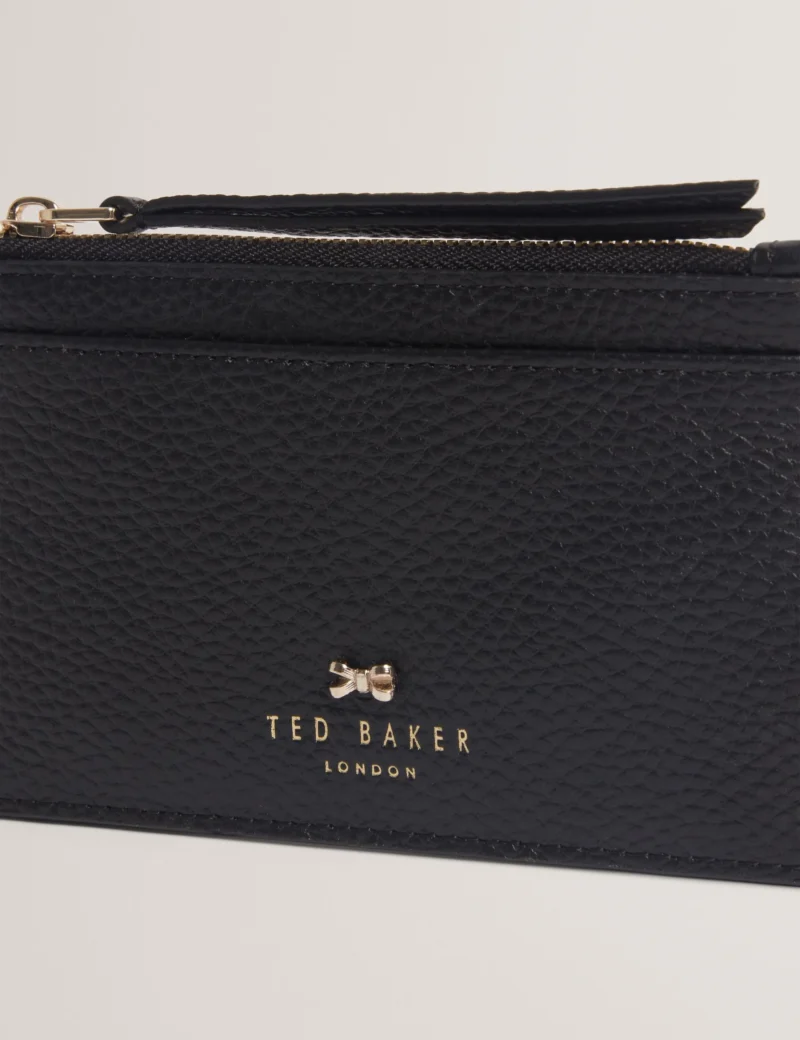 MYYRA Bow Detail Leather zip Card holder