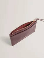 MYYRA Bow Detail Leather zip Card holder