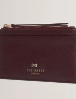 MYYRA Bow Detail Leather zip Card holder