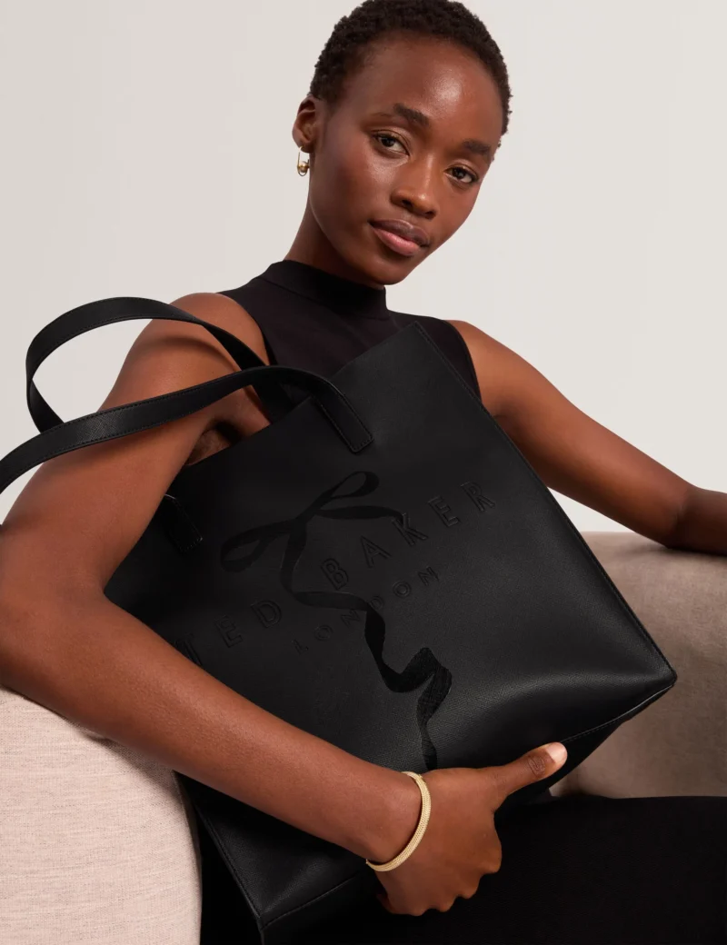 JENNCON Bow Detail Large Icon Bag