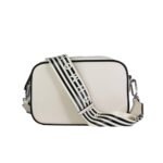 Crossbody Camera Bag with striped logo strap