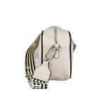 Crossbody Camera Bag with striped logo strap